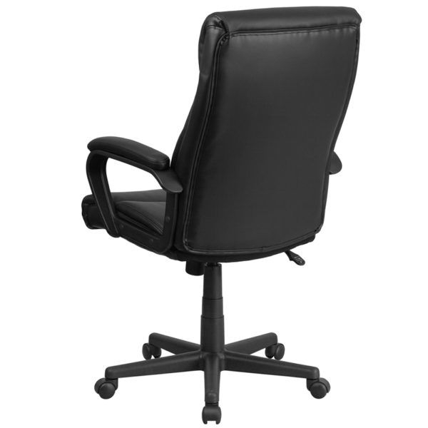 Shop for Black High Back Leather Chairw/ High Back Design with Headrest near  Kissimmee at Capital Office Furniture