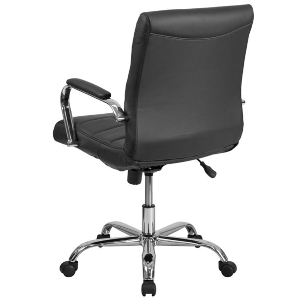 Shop for Black Mid-Back Vinyl Chairw/ Mid-Back Design near  Leesburg at Capital Office Furniture
