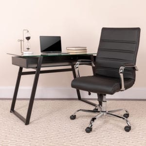 Buy High back office chair with wheels Black High Back Leather Chair near  Oviedo at Capital Office Furniture