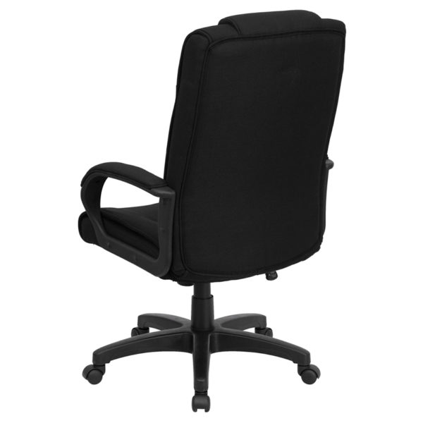 Shop for Black High Back Fabric Chairw/ High Back Design with Headrest near  Daytona Beach at Capital Office Furniture