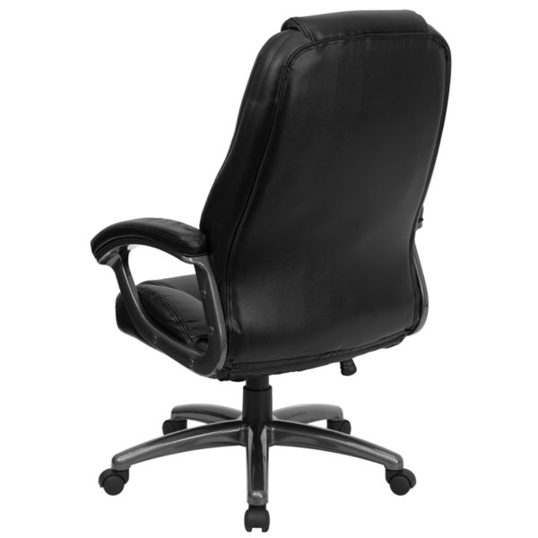 Shop for Black High Back Leather Chairw/ High Back Design with Headrest near  Winter Garden at Capital Office Furniture