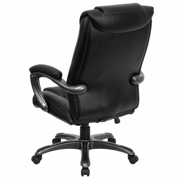 Shop for Black High Back Leather Chairw/ High Back Design with Headrest near  Saint Cloud at Capital Office Furniture