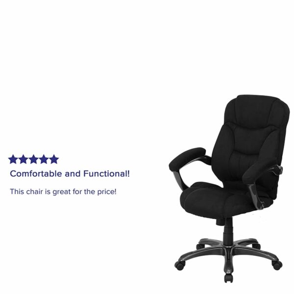Shop for Black High Back Chairw/ High Back Design with Headrest near  Leesburg at Capital Office Furniture
