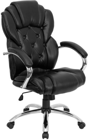 Buy Transitional Office Chair Black High Back Leather Chair near  Lake Buena Vista at Capital Office Furniture