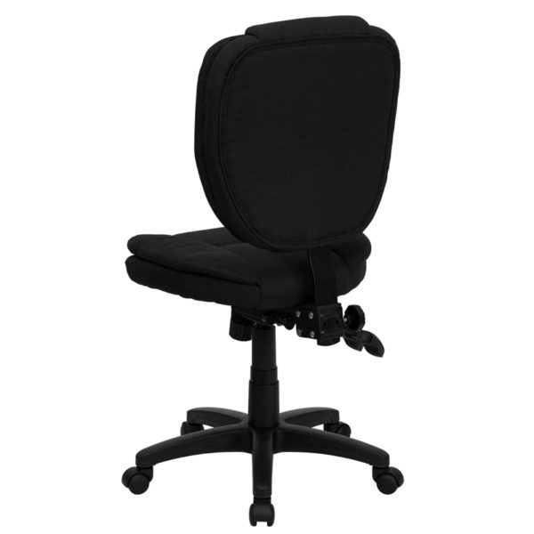 Shop for Black Mid-Back Fabric Chairw/ Mid-Back Design near  Clermont at Capital Office Furniture