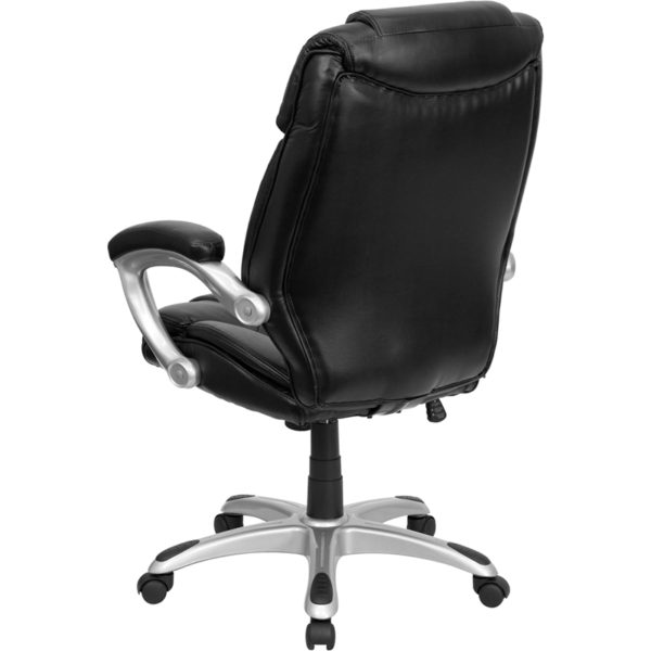 Shop for Black High Back Leather Chairw/ High Back Design with Headrest near  Clermont at Capital Office Furniture