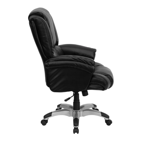 Nice High Back LeatherSoft OverStuffed Executive Swivel Ergonomic Office Chair with Fully Upholstered Arms Built-In Lumbar Support office chairs near  Clermont at Capital Office Furniture