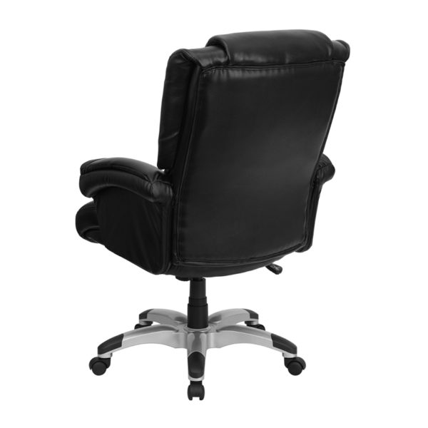 Shop for Black High Back Leather Chairw/ High Back Design with Headrest near  Windermere at Capital Office Furniture