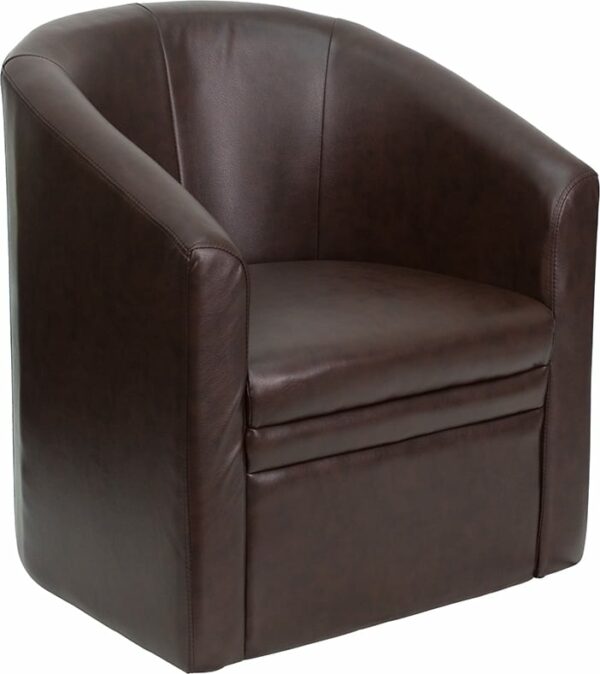 Buy Transitional Style Brown Leather Chair near  Windermere at Capital Office Furniture