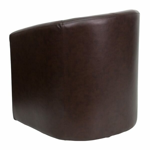 Shop for Brown Leather Chairw/ Sloping Arms near  Sanford at Capital Office Furniture