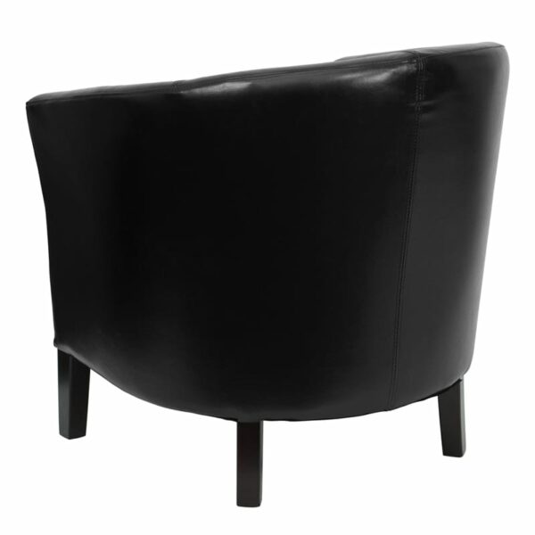 Shop for Black Leather Chairw/ Sloping Arms near  Windermere at Capital Office Furniture