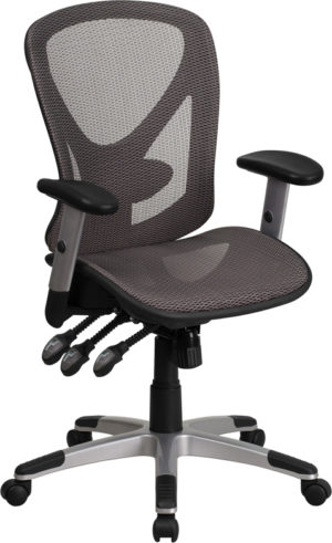 Buy Contemporary Office Chair Gray Mid-Back Mesh Chair in  Orlando at Capital Office Furniture