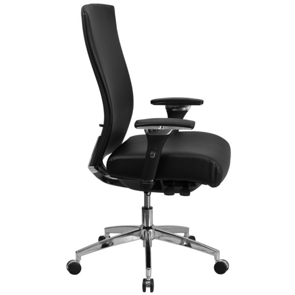 Nice HERCULES Series 24/7 Intensive Use 300 lb. Rated LeatherSoft Multifunction Ergonomic Office Chair with Seat Slider High Back Design office chairs near  Lake Buena Vista at Capital Office Furniture