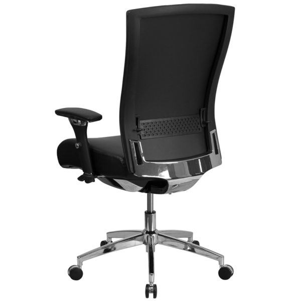 Shop for Black 24/7 High Back-300LBw/ Black LeatherSoft Upholstery near  Winter Garden at Capital Office Furniture