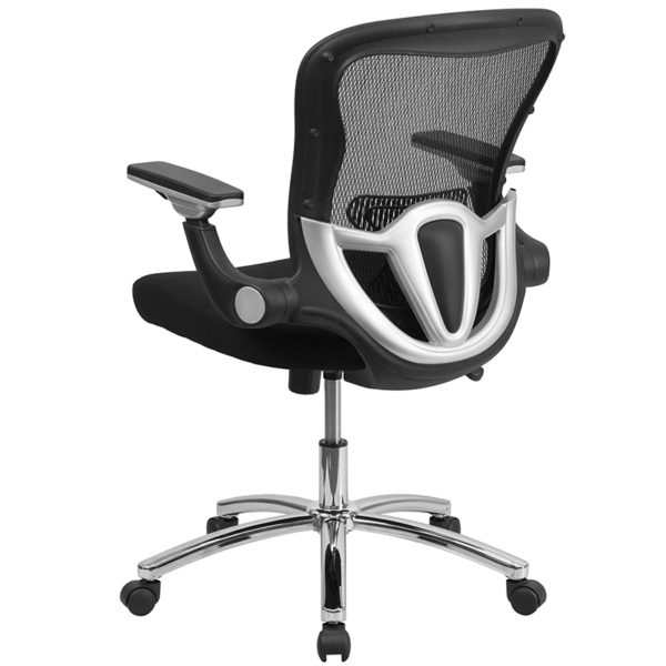 Shop for Black Mid-Back Mesh Chairw/ Flexible Black Mesh Material in  Orlando at Capital Office Furniture