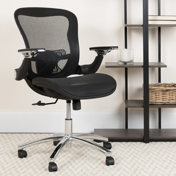 Buy Contemporary Office Chair Black Mid-Back Mesh Chair near  Daytona Beach at Capital Office Furniture