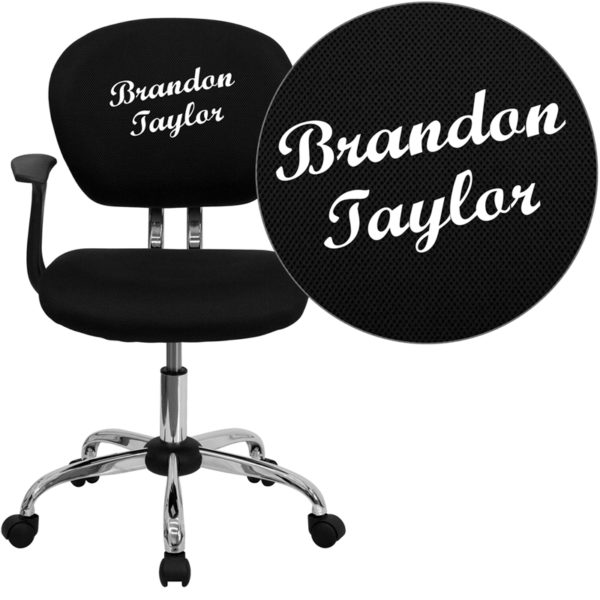 Buy Contemporary Task Office Chair Black Mid-Back Task Chair near  Ocoee at Capital Office Furniture