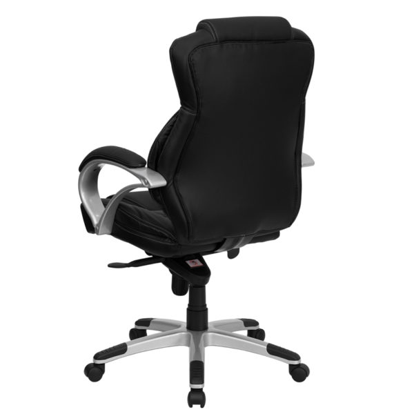 Shop for Black High Back Leather Chairw/ High Back Design with Headrest near  Windermere at Capital Office Furniture