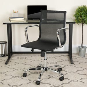 Buy Contemporary Executive Office Chair Black Mesh Modern Office Chair in  Orlando at Capital Office Furniture