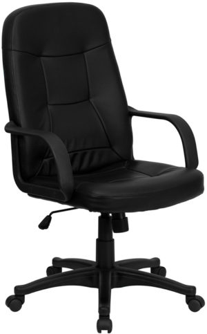 Buy Contemporary Office Chair Black High Back Vinyl Chair near  Kissimmee at Capital Office Furniture