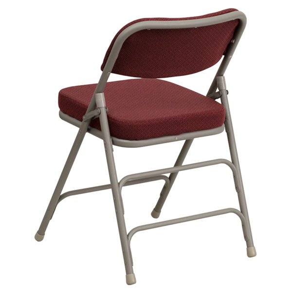 New folding chairs in burgundy w/ 18 Gauge Steel Frame at Capital Office Furniture near  Leesburg at Capital Office Furniture
