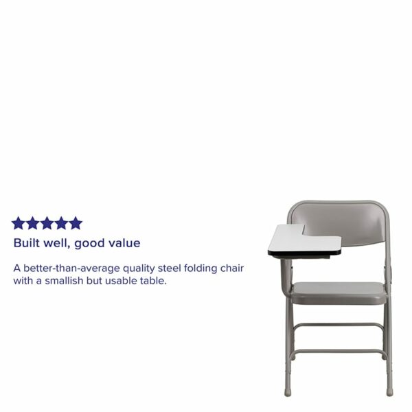 Nice Premium Folding Chair with Right Handed Tablet Arm Chair classroom furniture in  Orlando at Capital Office Furniture