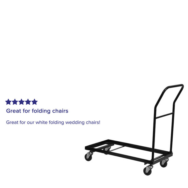 Shop for Black Folding Chair Dollyw/ Constructed of .125" Thick L-Shaped Steel near  Apopka at Capital Office Furniture