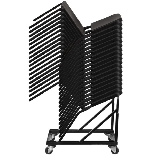 Shop for Black Stack Chair Dollyw/ Black Powder Coated Frame Finish near  Lake Buena Vista at Capital Office Furniture