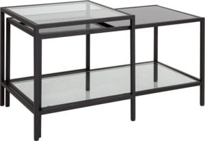 Buy Contemporary Style Tiered Glass Coffee Table near  Lake Buena Vista at Capital Office Furniture