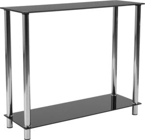 Buy Contemporary Style Black Glass Console Table near  Oviedo at Capital Office Furniture