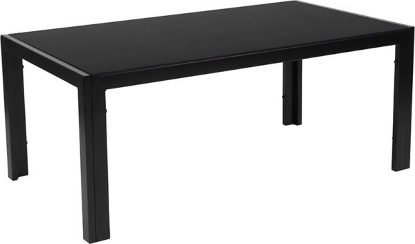 Buy Contemporary Style Black Glass Coffee Table near  Clermont at Capital Office Furniture
