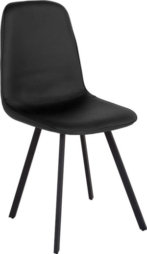 Buy Contemporary Style Black Vinyl Dining Chair near  Oviedo at Capital Office Furniture