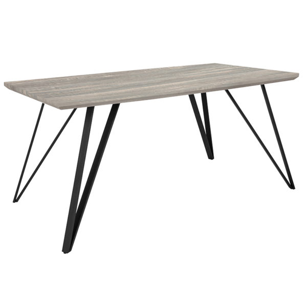 Buy Contemporary Style 63x31.5 Gray Wood Dining Table near  Kissimmee at Capital Office Furniture