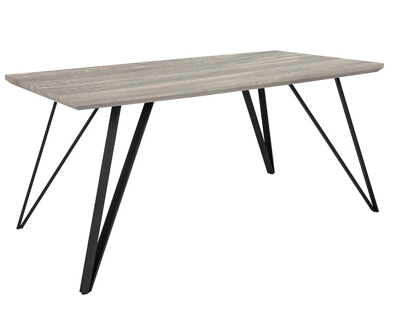 Corinth 31.5″ x 63″ Rectangular Dining Table in Distressed Wood Finish – Orlando