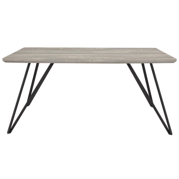 Nice Corinth 31.5" x 63" Rectangular Dining Table in Distressed Wood Finish Base Size: 32.5"W x 62.5"L kitchen and dining room furniture near  Daytona Beach at Capital Office Furniture