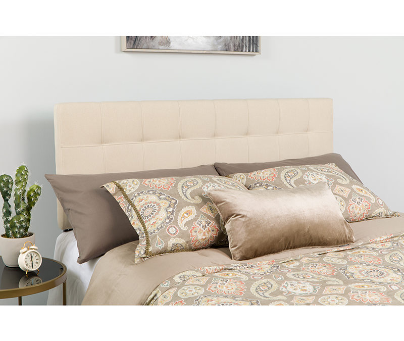 Bedford Tufted Upholstered Headboard in Fabric – Orlando