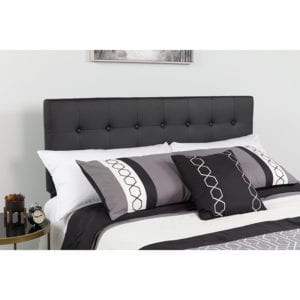 Buy Contemporary Style Full Headboard-Black Vinyl near  Clermont at Capital Office Furniture