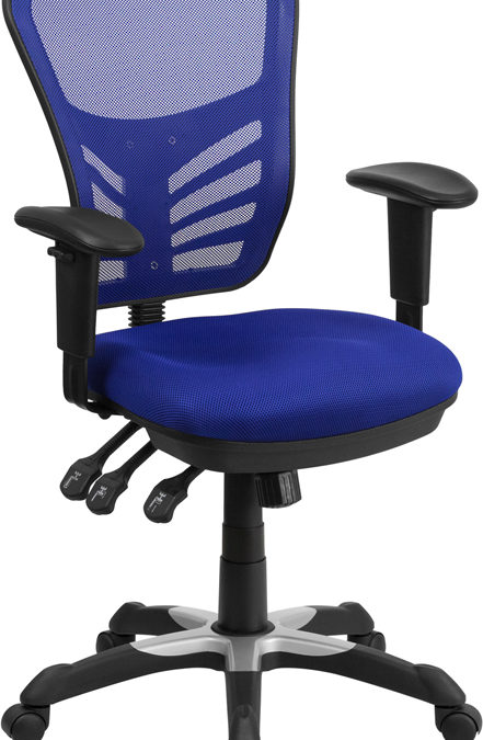 Mid-Back Mesh Multifunction Executive Swivel Ergonomic Office Chair with Adjustable Arms – Orlando