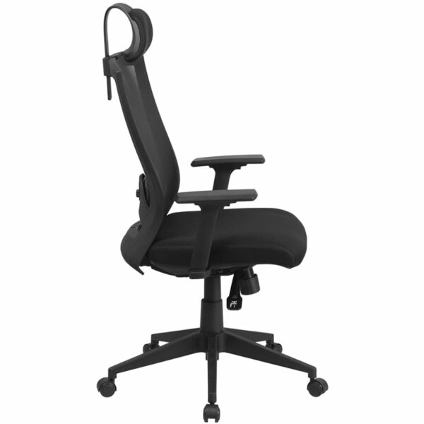 Nice High Back Mesh Executive Swivel Ergonomic Office Chair with Back Angle Adjustment and Adjustable Arms Adjustable Lumbar Support office chairs near  Winter Springs at Capital Office Furniture