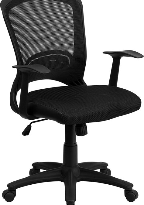 Mid-Back Designer Mesh Swivel Task Office Chair with Arms – Orlando