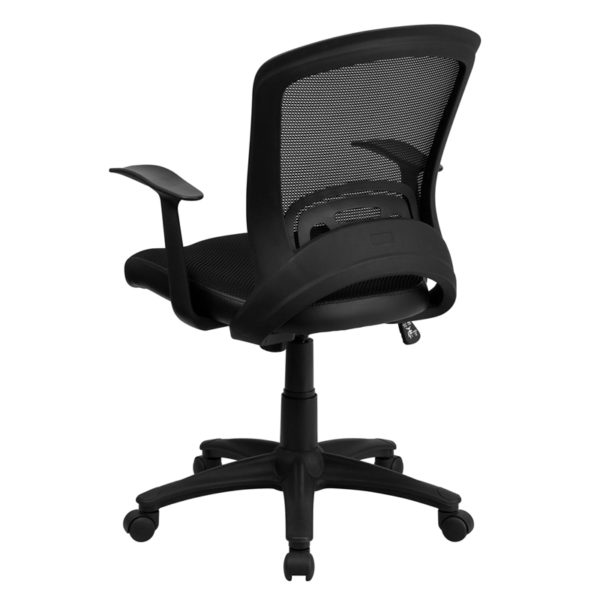 Shop for Black Mid-Back Task Chairw/ Ventilated Decorative Mesh Back near  Kissimmee at Capital Office Furniture