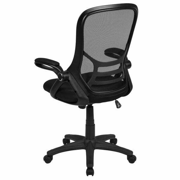 New office chairs in black w/ Waterfall Seat reduces pressure on your legs at Capital Office Furniture in  Orlando at Capital Office Furniture