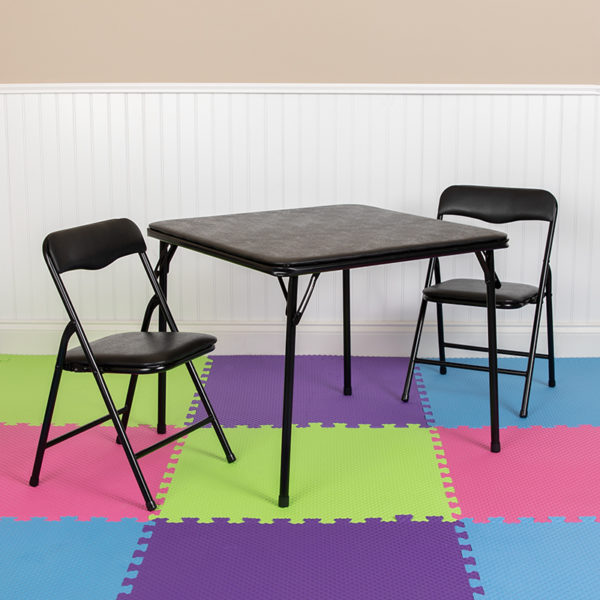 Buy Fully Assembled Kids Table and Chair Set Kids Black Folding Table Set near  Winter Garden at Capital Office Furniture