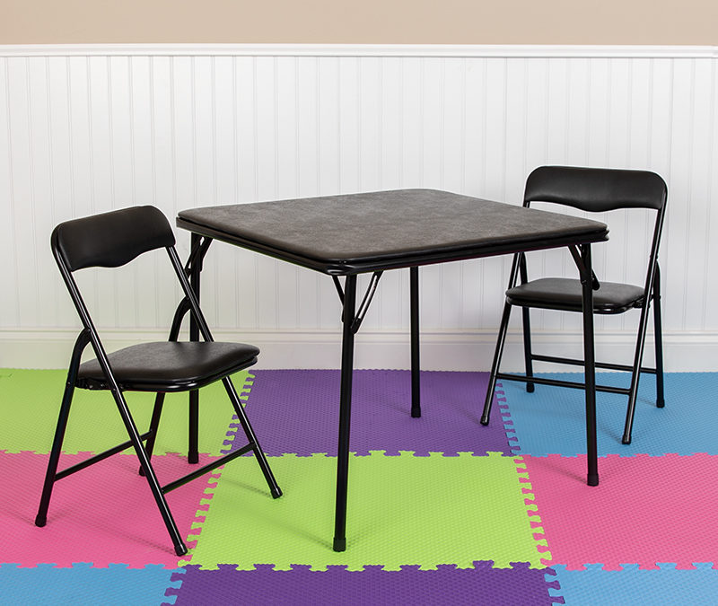 Kids 3 Piece Folding Table and Chair Set – Orlando