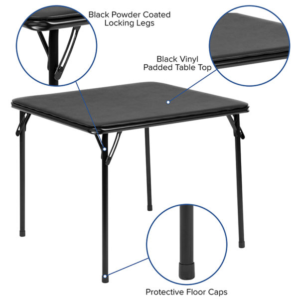 Nice Kids Folding Table .1875" Thick Black Vinyl Padded Table Top kids furniture in  Orlando at Capital Office Furniture