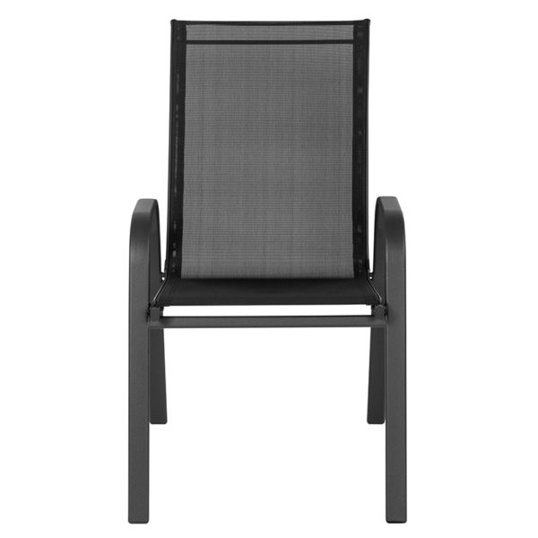 New patio chairs in black w/ Floor Protector Plastic Glides at Capital Office Furniture near  Saint Cloud at Capital Office Furniture