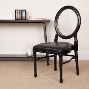 Buy Classic Style Transparent Back Black Chair near  Sanford at Capital Office Furniture