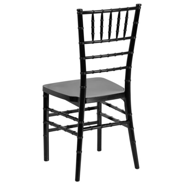 Shop for Black Resin Chiavari Chairw/ Stack Quantity: 8 near  Daytona Beach at Capital Office Furniture