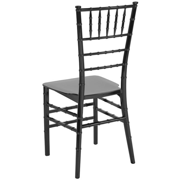 Shop for Black Resin Chiavari Chairw/ Stack Quantity: 8 near  Daytona Beach at Capital Office Furniture