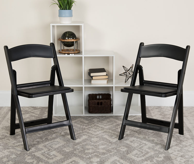 HERCULES Series 1000 lb. Capacity Resin Folding Chair with Vinyl Padded Seat – Orlando